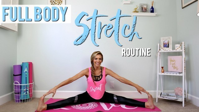 'Full Body Stretch Routine | Abs, Legs, Arms & Back'