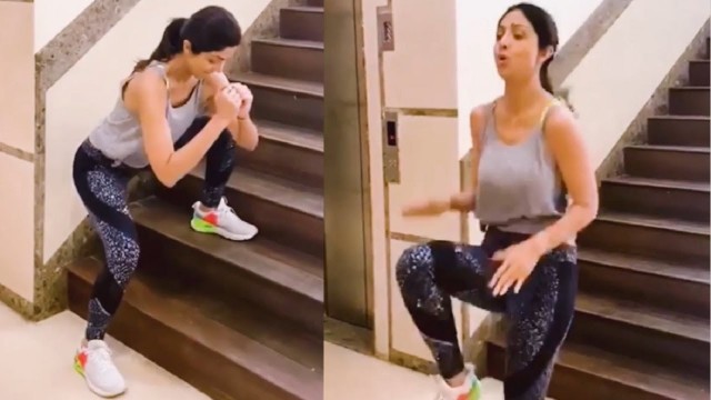 'Shilpa Shetty HOME Workout Video For Fans | IMMUNITY Workout'