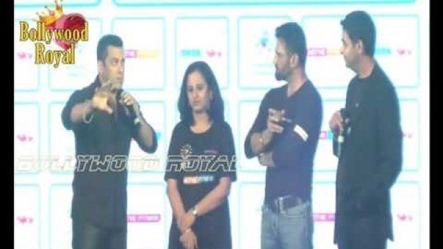 'Salman Khan & Suneil Shetty Launches Tata Sky\'s Health & Fitness Service Part  4'