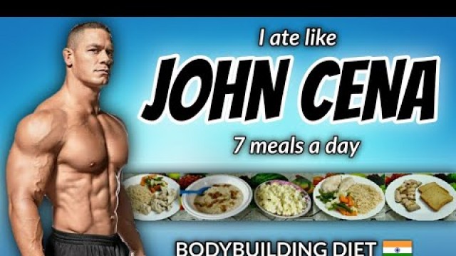 'I Tried \" JOHN CENA \" diet plan for a day !! 