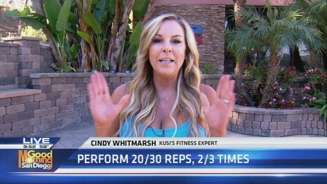 'Fitness expert Cindy Whitmarsh shares her high intensity fat burner workout'