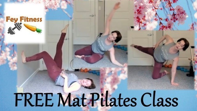 'Mat Pilates At Home Workout! No Props Needed. Total Body Fitness! *FREE* 50 Min 9/22/2020'