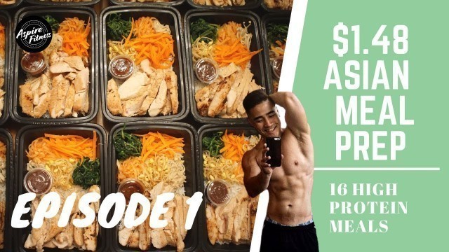 'Healthy Asian Meal Prep | $1.48 Per Meal | Teriyaki Chicken'