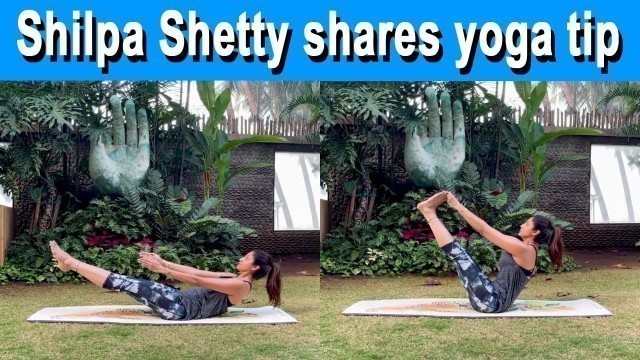 'Shilpa Shetty\'s yoga tip to beat stress'