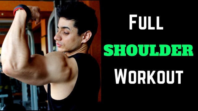 'Complete shoulder workout with proper warm up and post workout stretching  | DP Fitness'