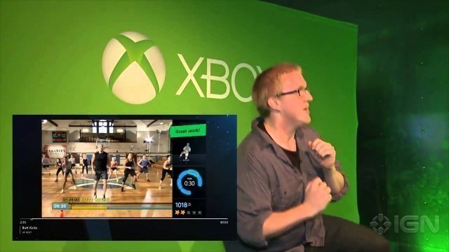 'Xbox Fitness on Insanity Using Xbox One\'s Kinect'