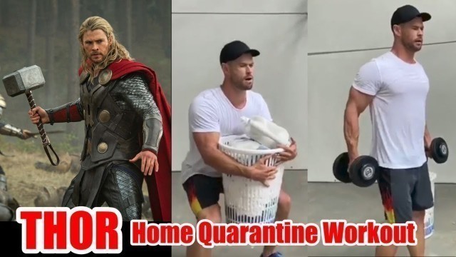 'Avenger Thor Home Quarantine Workout Video | Chris Hemsworth'