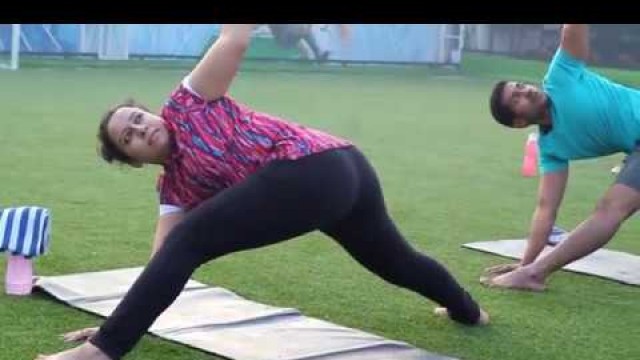 'Verve Fitness Centre - Morning Yoga Session Highlights'