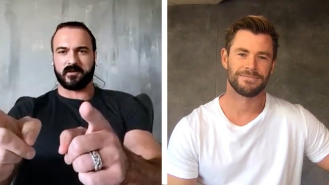 'Chris Hemsworth goes one-on-one with Drew McIntyre'