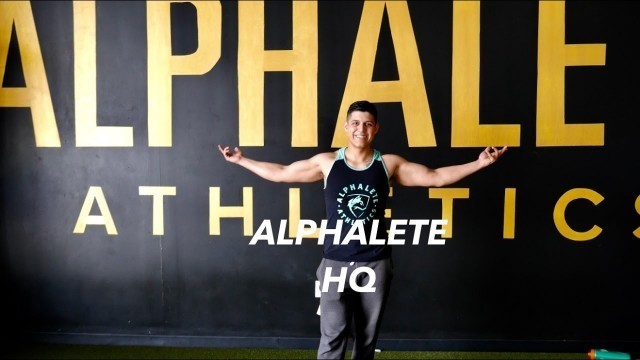 'ALPHALETE GYM| CHRISTIAN GUZMAN| BICEP & SHOULDERS | 6 PACK AB ROUTINE'