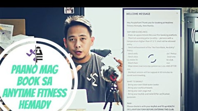 'Paano Mag book ng Gym Access sa Anytime Fitness Hemady #AnytimeFitnessHemady #NewNormal'