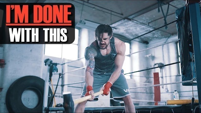 'THIS MAKES ME ANGRY | Heavy Bag Muscle Building Workout | Lex Fitness'