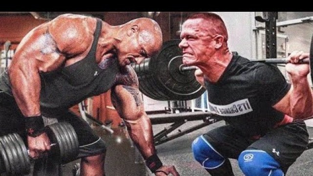 'John Cena VS  The Rock Workouts | New 2021 Gym Motivation | Gym is my Life'