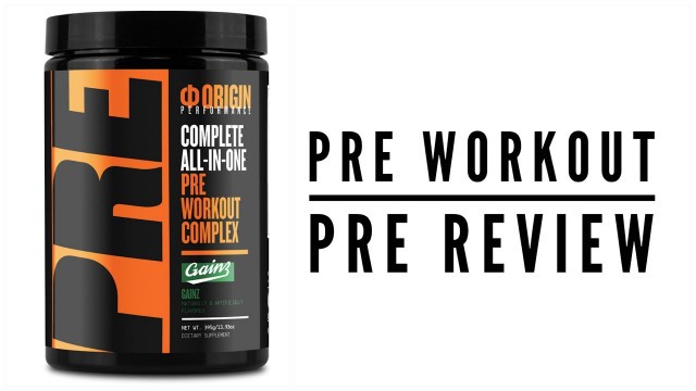 'Bradley Martyn Origin Pre Workout Science and Review - Joseph Williams JAWs Fitness'