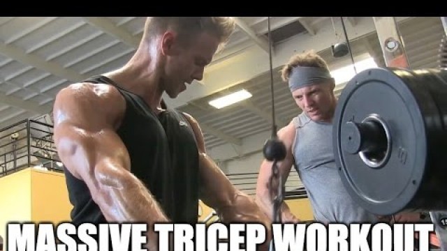 'Steve Cook and Rob Riches Massive Tricep Workout Routine + Training Tips'