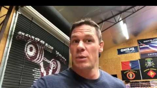 'John Cena Facebook Live June 2017 || John Cena Gym Tampa'