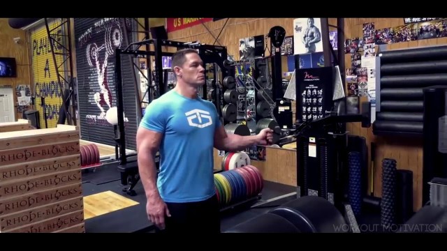 'JOHN CENA AND ROCK JYM WORKOUTS'