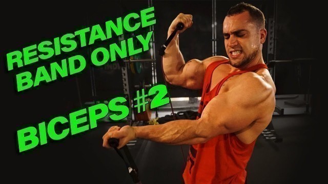 'Intense 5 Minute Resistance Band Bicep Workout #2'