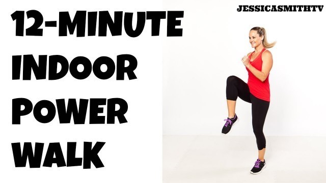 '12-Minute Fat Burning Power Walk Home Workout'