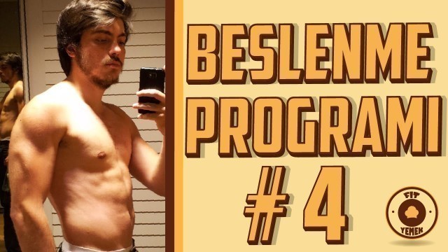 'Beslenme Programı #4 | Sporcu Beslenmesi Beslenme Günlüğüm | 3,160 Kalori | FitYemek'