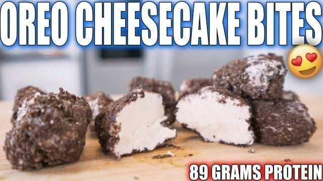 'ANABOLIC OREO CHEESECAKE BITES | High Protein Bodybuilding Dessert Recipe'