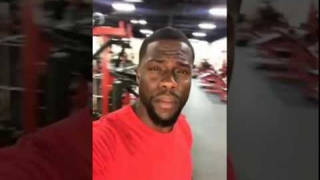 'KEVIN HART HARD TRAINING IN THE GYM WITH BRADLEY MARTYN !!!'