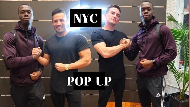 'Meeting Christian Guzman, Maxx Chewning, Shawley Coker | NYC Pop-Up | Fitness Advice'