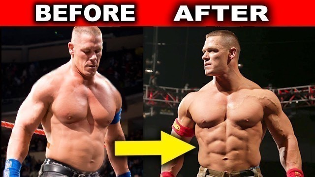 '10 Surprising WWE Body Transformations - John Cena, Roman Reigns & more'