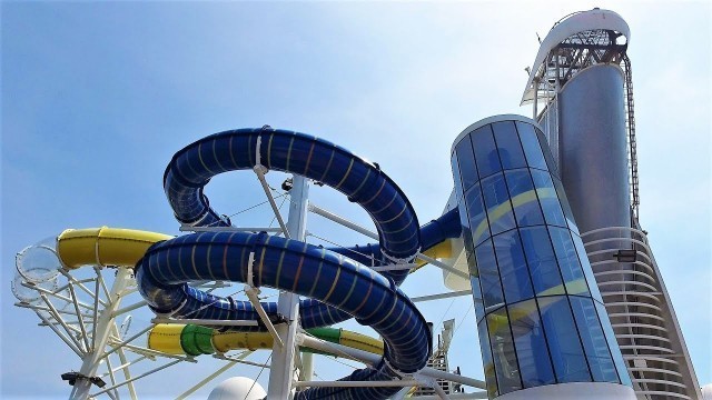 'Royal Caribbean Adventure of the Seas Outside Pools Solarium Vitality Fitness'