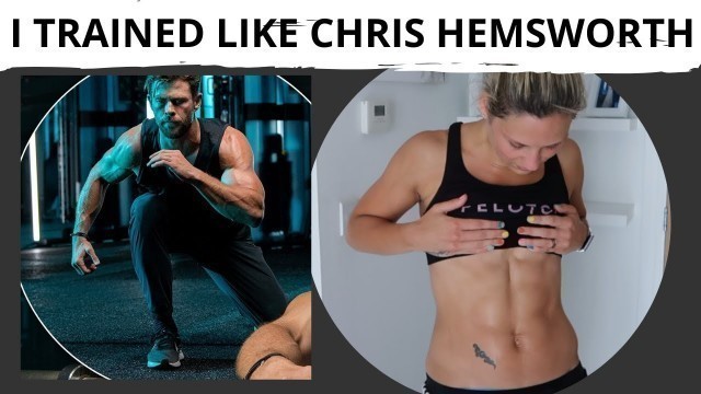 'I TRAINED LIKE CHRIS HEMSWORTH | 7 DAY CENTR APP TRIAL | REVIEW | TRAIN LIKE AN AVENGER'