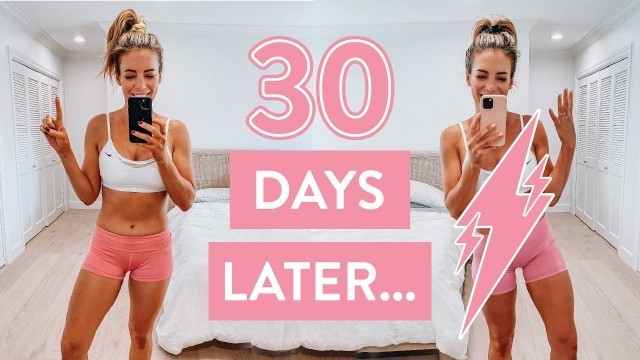 'I Challenged Myself to do 30 LIVE WORKOUTS FOR 30 DAYS | My Results!'