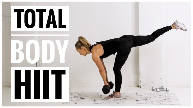 'TOTAL BODY HIIT Workout // Strength + Cardio'