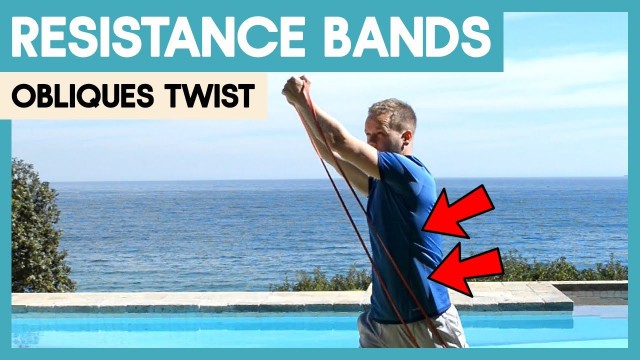 'Resistance Band Obliques Twist'