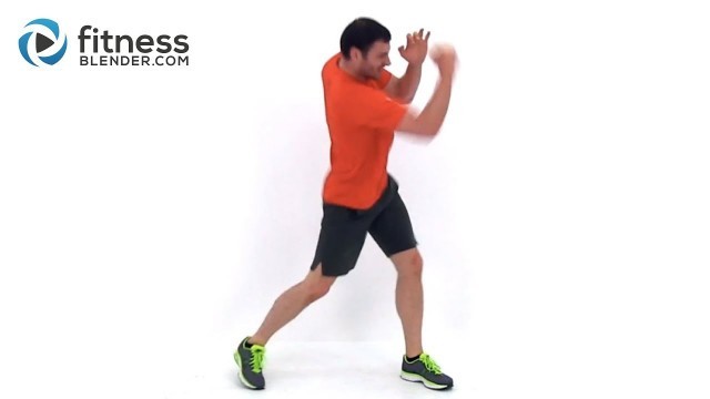 'Cardio Kickboxing plus Abs and Obliques Workout - At Home Bodyweight Workout'