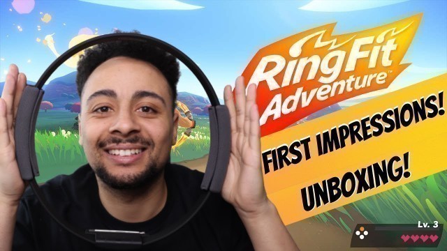 'Ring Fit Adventure Unboxing (Nintendo Switch Fitness Game)'