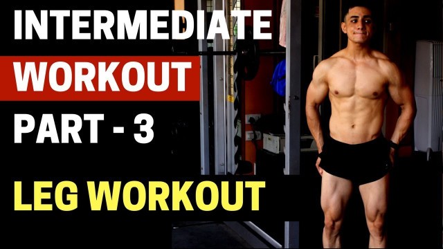 'Intermediate Workout Plan - Part 3 | Leg Workout | DP Fitness'