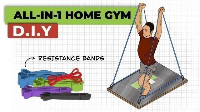 'How to Build a Full Body Resistance Band Platform | DIY Gym Equipment'