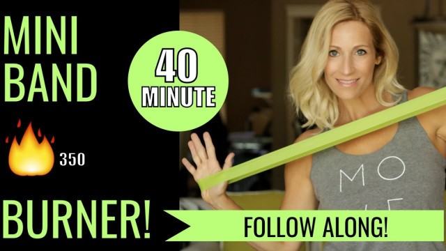 '40 MINUTE MINI BAND WORKOUT | Advanced Resistance Band Exercises!'