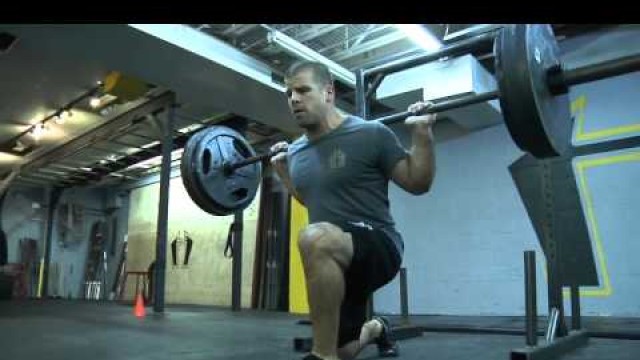 'CrossFit - \"Heavy Bench, Heavy Lunge Workout\" with Rob Orlando'