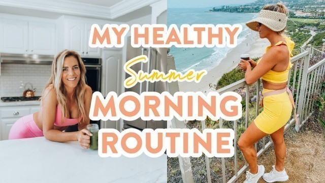 'HEALTHY MORNING ROUTINE // my productive & self care habits'