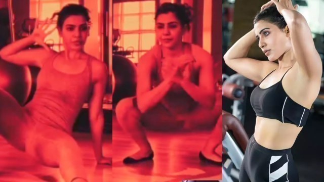 'Samantha Akkineni Latest Workout Video | Fitness Freak | Filmyfocus.com'