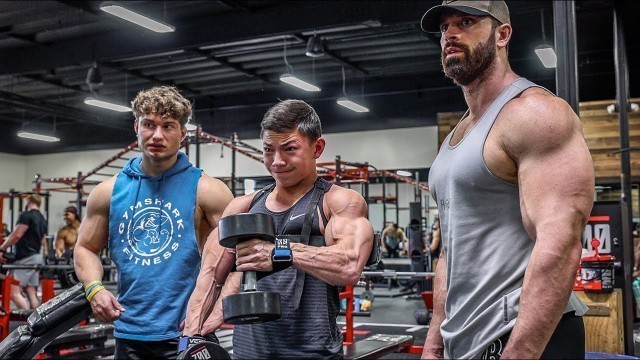 'TRISTYN LEE & ANTHONY MANTELLO TRAIN ARMS ft. Bradley Martyn'