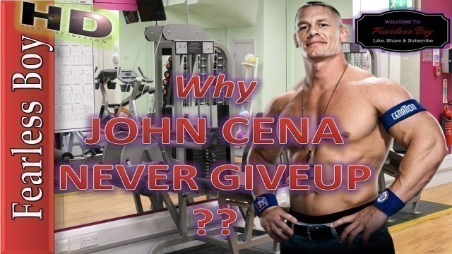 'Why John cena Never Give Up ?? | John cena training in gym | wwe training | john cena motivation'