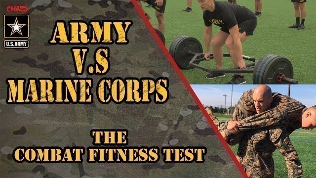 'Army VS Marine corps Combat Fitness Test'