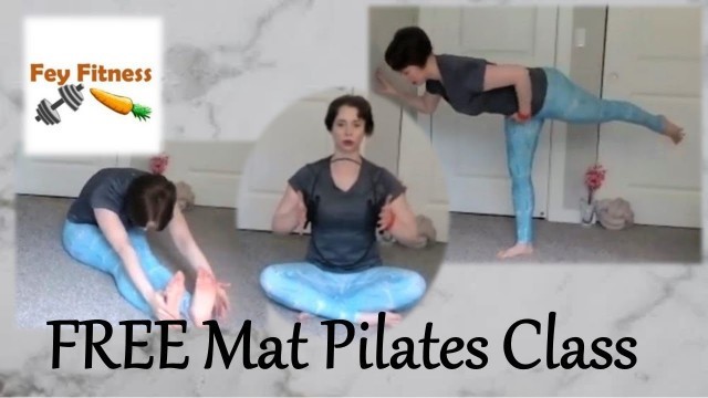 'Mat Pilates At Home Workout! Total Body Fitness! *FREE* 50 Min 11/3/2020'