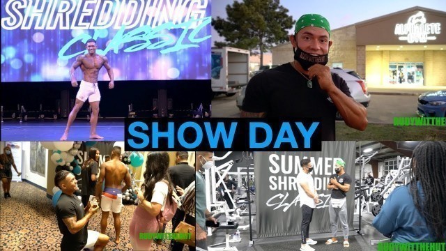 'SHOW DAY: Meeting Christian Guzman, Seeing Alphalete Gym, First Men\'s Physique Show'