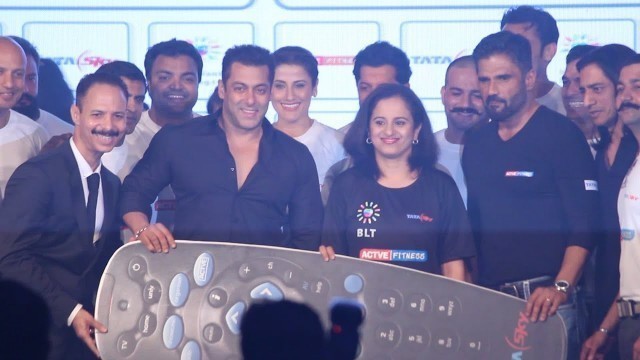 'UNCUT - Active Fitness Launch | Salman khan | Sunil Shetty | Tata Sky'