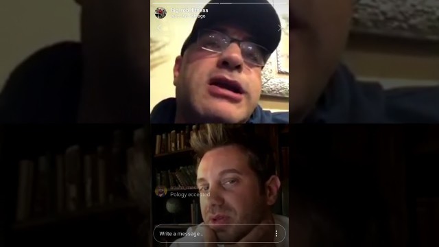 'Big Rob Fitness and Jonny Bravo talking live about beef PART 1/3'