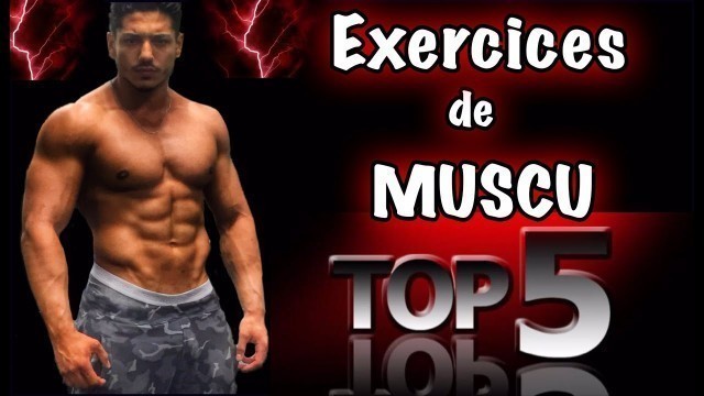 'TOP 5 des EXERCICES de MUSCULATION by Bodytime'