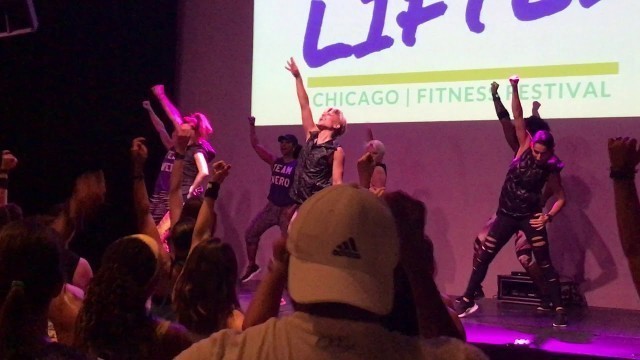 '#WERQ Dance Fitness at #GETLIFTED Festival in Chicago...who\'s got the power?'